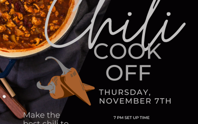 The Rep Chili Cook-Off on November 7th @ 7 P.M.!